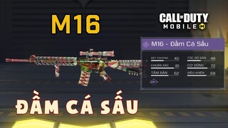 COD Mobile | Bất Ngờ Trước Sức Mạnh Mới Của M16 Sau Khi Chế Tác (Review M16 Đầm Cá Sấu)