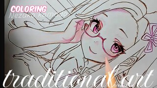 wangy wangy ~ 🌸 Mewarnai Nezuko kamado (≧▽≦)!! [ Yuma_Art ]