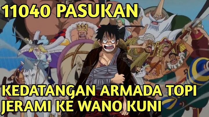 ONE PIECE CHAPTER 1015 BELUM RILIS? MARI BAHAS TENTANG CARA ARMADA TOPI JERAMI DATANG KE WANO KUNI