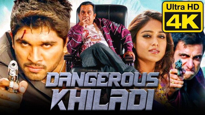 Dangerous Khiladi 4K Allu Arjun Blockbuster Action Hindi Dubbed Movie l Ileana D Cruz, Sonu Sood