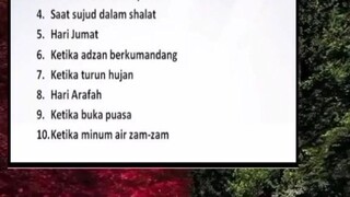 waktu mustajab saat berdoa
