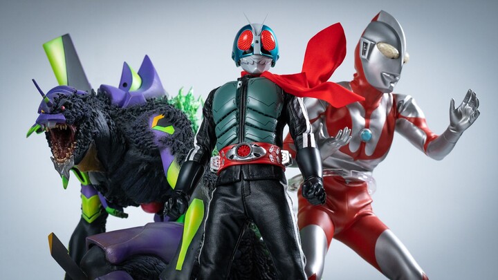 I have to say, the big one is still powerful! 12-inch Hideaki Anno's new Kamen Rider 2+1 review Ichi