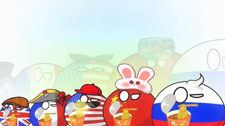 【Polandball】Little Five, the instant noodle group