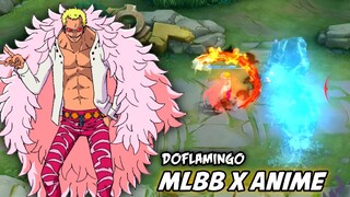 Xavier As Doflamingo Skin! UPCOMING MLBB X ONE PEACE COLLABORATION