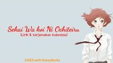 CHiCO with HoneyWorks - Sekai wa Koi ni Ochiteiru | Lirik Terjemahan Indonesia 『Ao Haru Ride OP 』