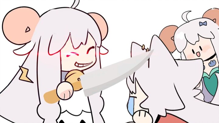 "Tell me, what is your relationship with that mermaid?" (Drawing a sword)
