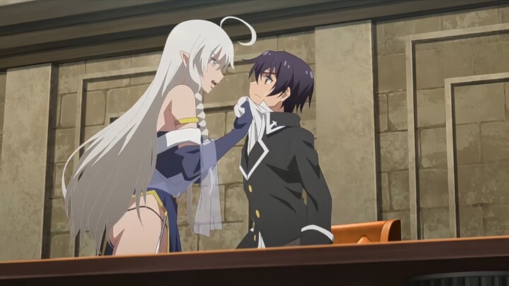 Rakudai Kenja no Gakuin Musou Episode 6 - Pertarungan Epthal Melawan Merlin