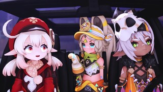 车内矛盾升级，可莉竟趁机使出无敌龙爪手（粤配）