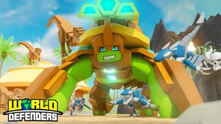 EPIC TINY TURTLE TOWER! - WORLD DEFENDERS UPDATE #4