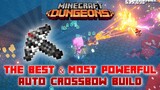 Auto Crossbow Build, Pew Pew Pew Like A Boss with Unlimited Arrows, Minecraft Dungeons