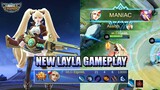 MY FIRST GAME WITH LAYLA'S REVAMP - MLBB