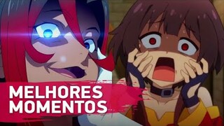 konosuba (filme) melhores momentos .