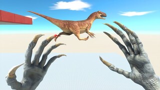 Jump Over Deadly Hands - Animal Revolt Battle Simulator