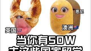 Bisakah kamu bertahan hidup selama setahun kuliah di negara-negara ini jika membawa 500 ribu...