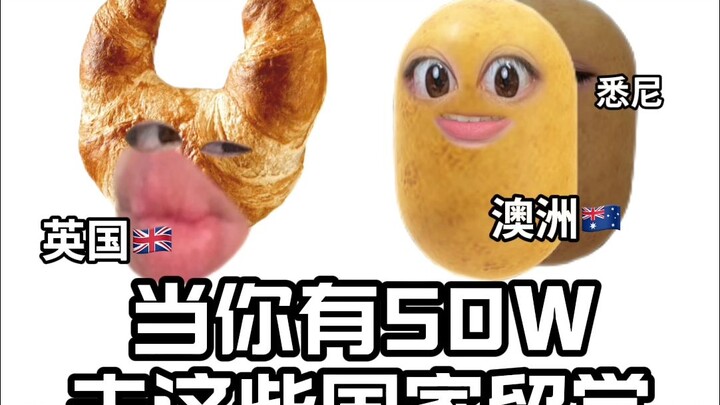 Bisakah kamu bertahan hidup selama setahun kuliah di negara-negara ini jika membawa 500 ribu...