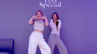 【NiziU】在命名为Feel Special的JYP新练习室跳TWICE特别宝和What is love?