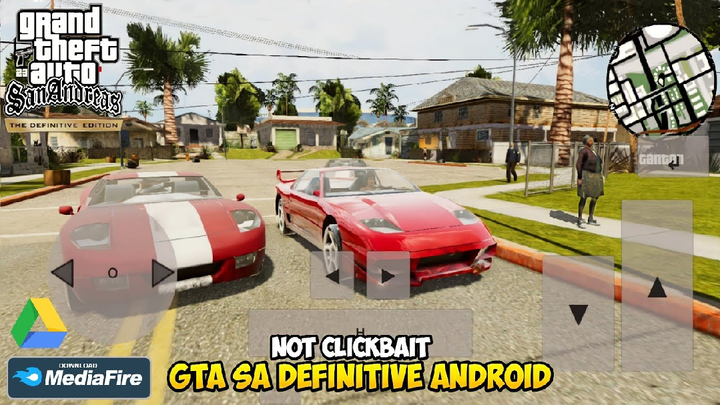 GTA SA Definitive Edition Android Offline (Fanmade) Update Terbaru | Map Seluas Aslinya