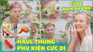 Nam Khánh sắp mở kênh YouTube với bạn gái - Cùng haul thùng phụ kiện cực dị