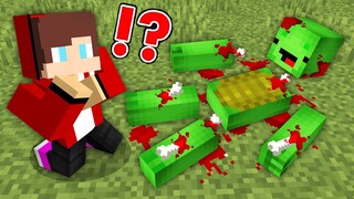 Mikey is DEAD! How JJ Found Who Did THIS? - in Minecraft Challange Maizen
