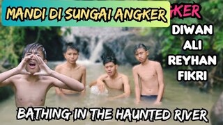 serunya BERENANG DI SUNGAI❗DIWAN, ALI, REYHAN, FIKRI | suasana sungai angker | komedi