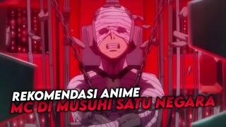 Rekomendasi Anime Dengan MC Overpower Yang Di Musuhi Satu Negara | Bahas Anime Hametsu no Oukoku