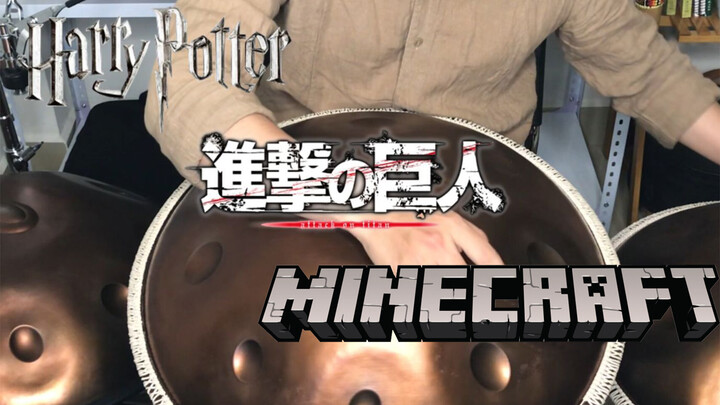 [Music] [Hang] Attack On Titan & Minecraft & Harry Potter