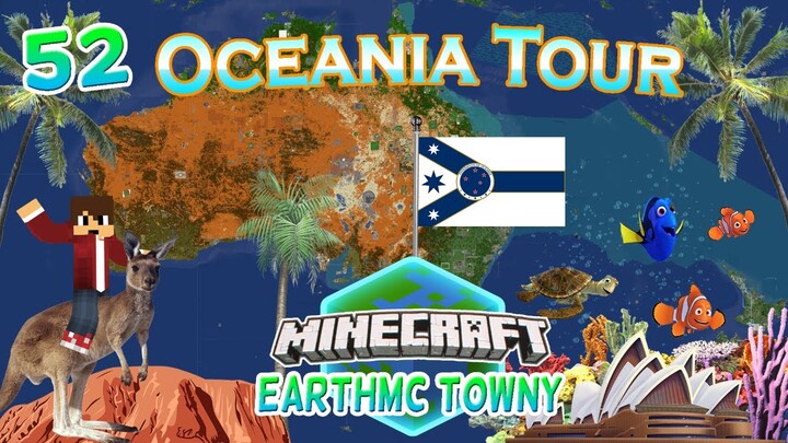 EarthMC Oceania TOUR | Minecraft EarthMC Towny #52