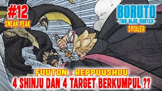 [SPOILER] BORUTO VS HIDARI DIMULAI❗4 SHINJU & 4 TARGET BERKUMPUL❗BORUTO TWO BLUE VORTEX CHAPTER 12❗