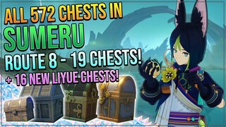 ALL 572 CHESTS IN SUMERU! - LOST NURSERY & EXTRA! | ROUTE 8 - 35 CHESTS!