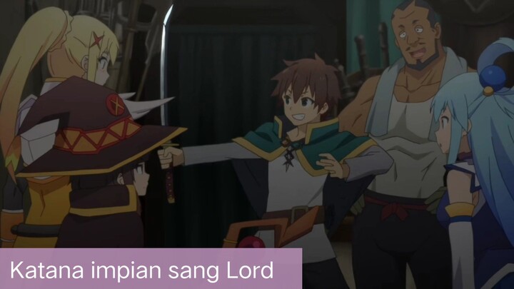 #KompetisiKreasiUnggahan4, sang Lord membuat Katana di isekai