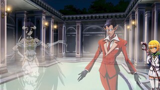 The prelude to the end of the first episode of overlord season 3