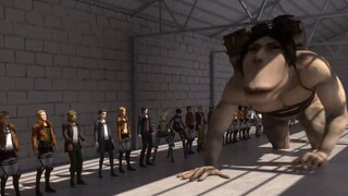 😱 Đây mới là kích thước thật của Titan!——《Đại chiến Titan 》