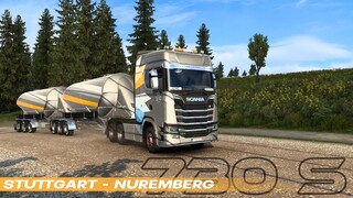 Ekspedisi Double Road Train Silo Stuttgart - Nuremberg | Euro Truck Simulator 2