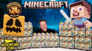 12 Treasure X Minecraft Overworld Mine & Craft Characters Adventure Fun Toy review!