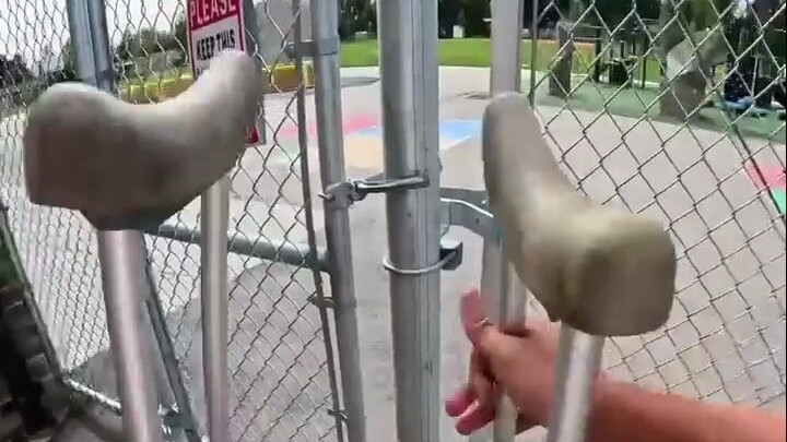 “How am I supposed to get across this?”