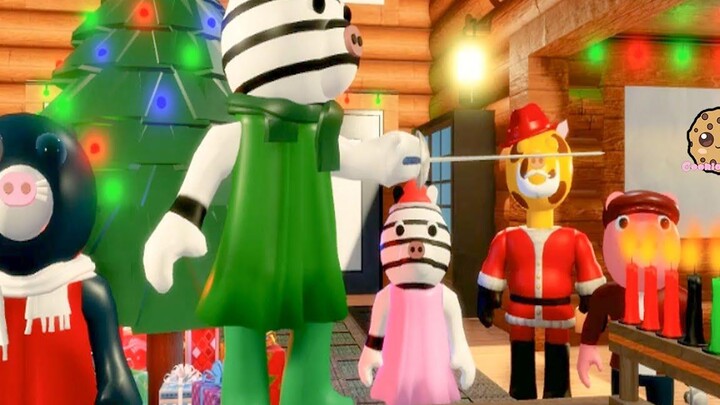 Escape The Christmas Winter Holiday Piggy Roblox แผนที่ Cookie Swirl C