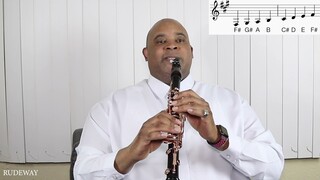 How to play F# Minor Scale on Clarinet in 2 minutes