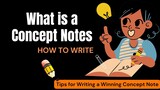 How to Write Concept Notes for Funding Proposal  || Winning Grant Writing Project Proposal