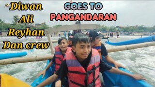 DIWAN liburan ke PANTAI bersama ALI REYHAN dan crew | indahnya pantai pangandaran | komedi