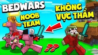 KHANGG 1VS4 NOOB TEAM BEDWARS KHÔNG HỐ SÂU TROLL BÍ NGÔ THÀNH VIÊN MỚI *ZENO BẬT HACK KILL KHANGG ??