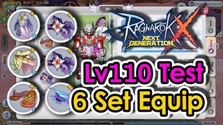 [ROX] What Happen If You Use 6 Set Lv110 White Equip? | KingSpade