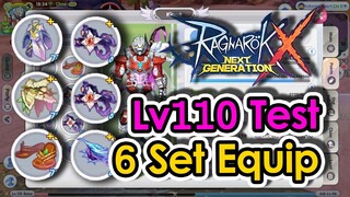 [ROX] What Happen If You Use 6 Set Lv110 White Equip? | KingSpade