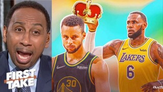 FIRST TAKE "Stephen Curry eclipsed LeBron" - Stephen A proclaims Warriors will win 2 of 3 next Title