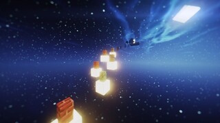 One shot! Minecraft 320-block extreme spiral parkour!
