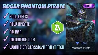 NEW ROGER EPIC SKIN SCRIPT | FULL EFFECT | MOBILE LEGENDS