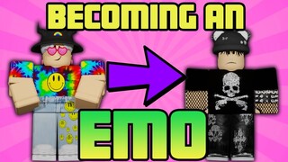 Becoming an EMO for a day (roblox)