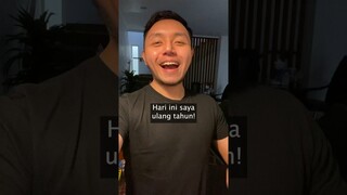 Ulang tahun kali ini saya ga pengen macem-macem, cuma pengen bagi2 doa dan rejeki aja yaak #shorts