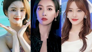 妆容差别真的好大，果然美女能抗住多种风格 "刘些宁 "程潇 "宋茜