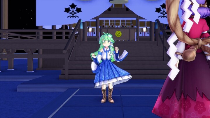 【MMD Oriental】Tarian pacaran Sanae