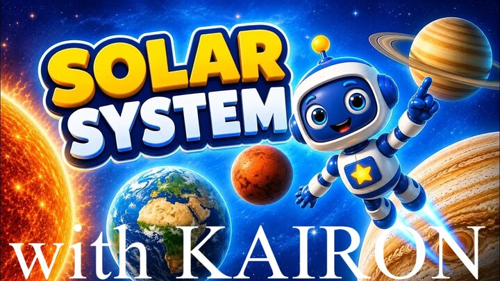Solar System for Kids | Learn Planets, Space & Astronomy with Kairon Robot